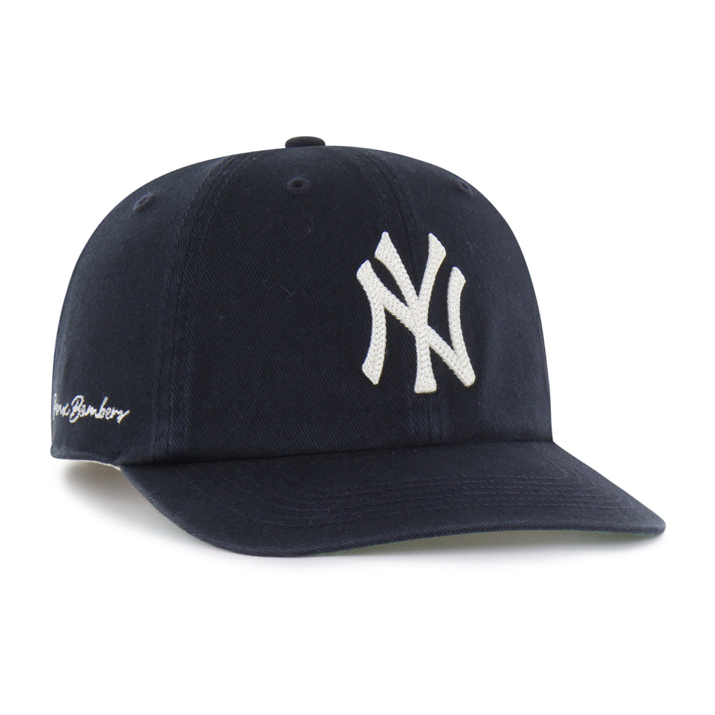NEW YORK YANKEES CHAIN SIDE STITCH '47 CLEAN UP FLAT BRIM