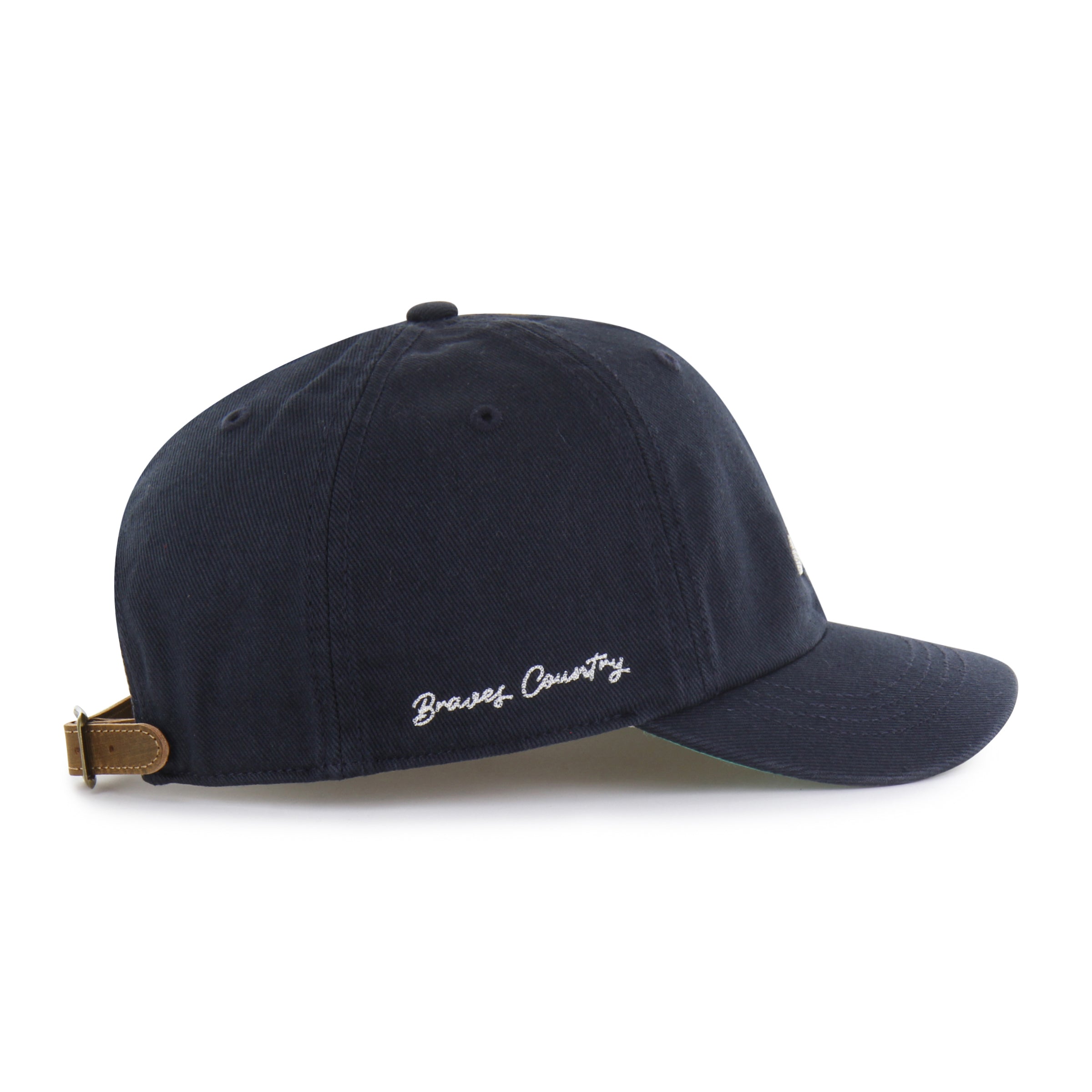ATLANTA BRAVES CHAIN SIDE STITCH '47 CLEAN UP SHORT VISOR