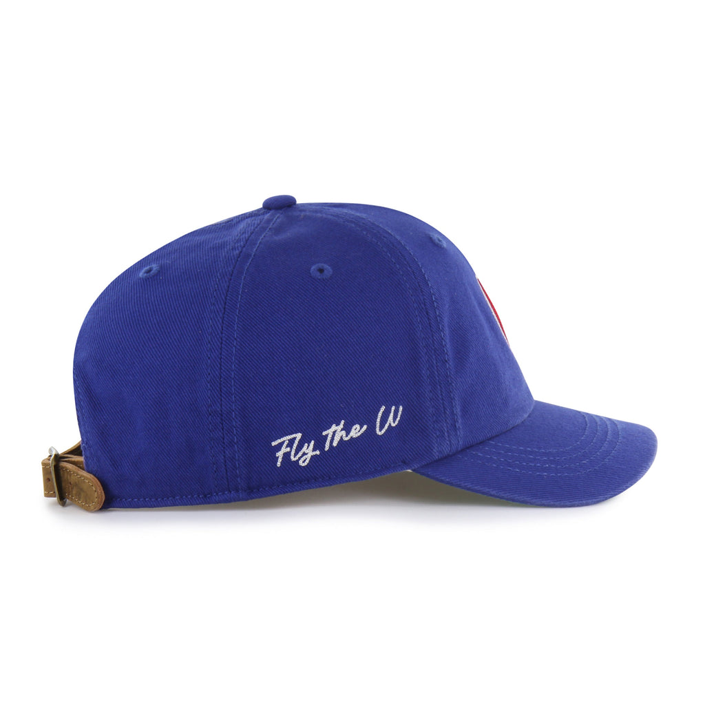 CHICAGO CUBS CHAIN SIDE STITCH '47 CLEAN UP SHORT VISOR