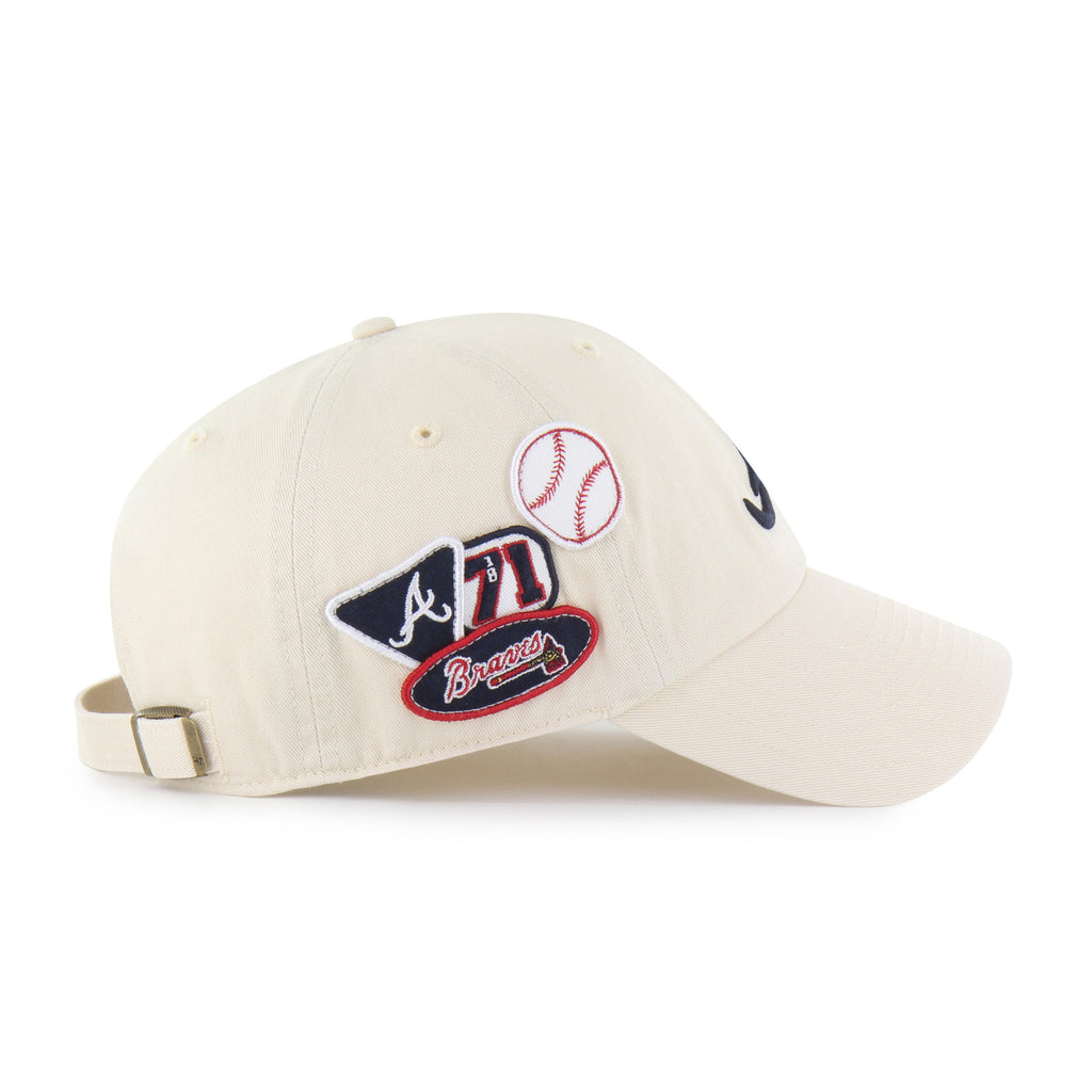 ATLANTA BRAVES BADGES '47 CLEAN UP