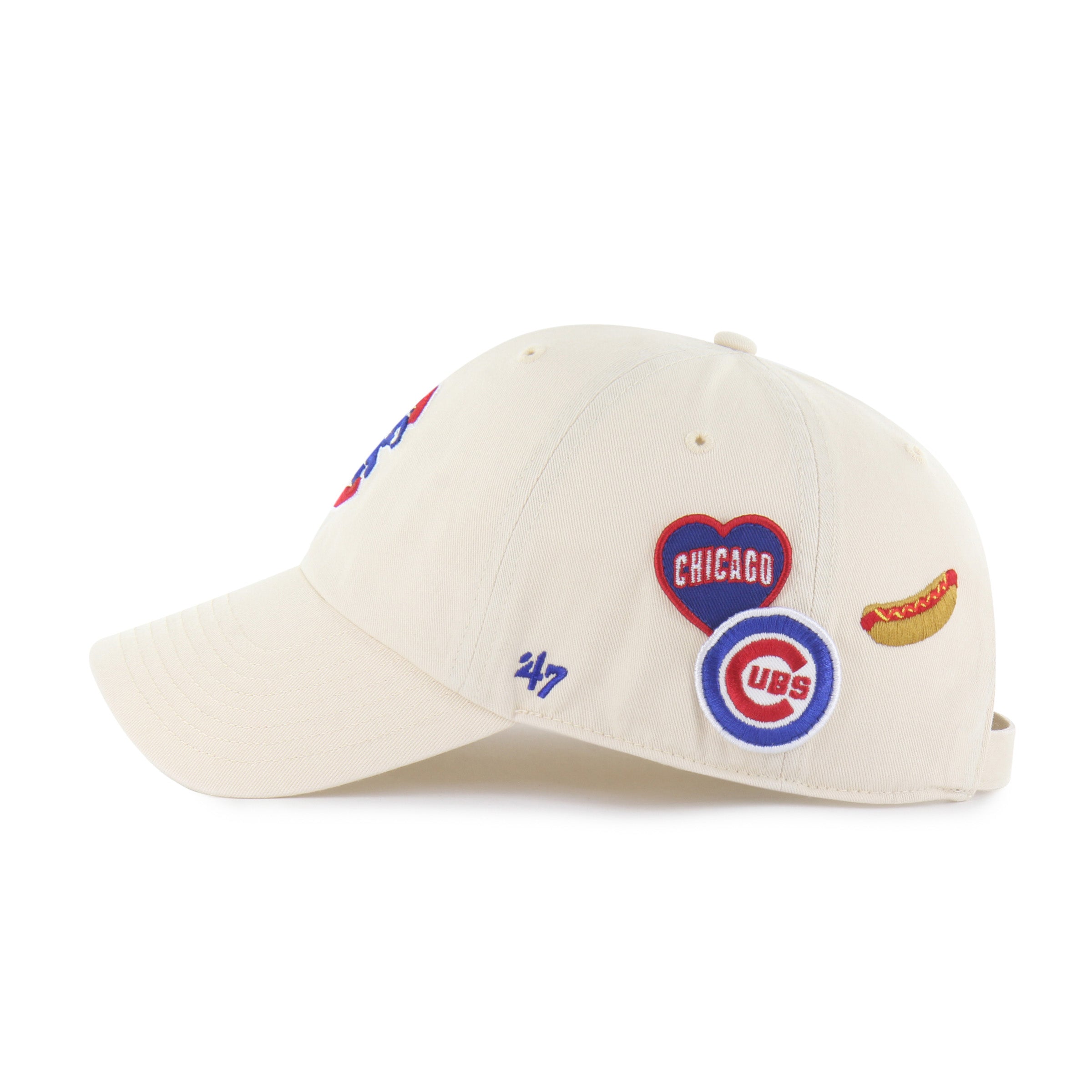 CHICAGO CUBS BADGES '47 CLEAN UP